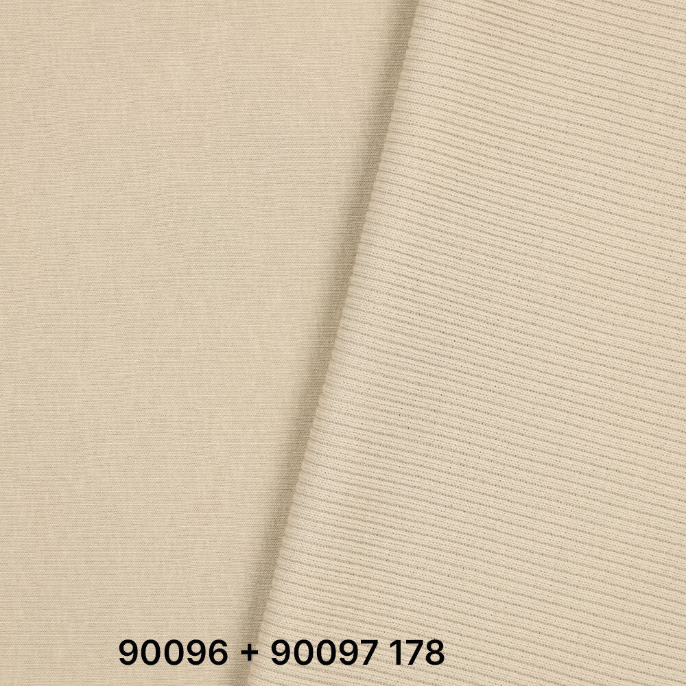 Urban Katoen Sweat Stof - Zandbruin