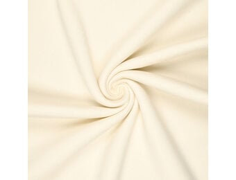 Urban Katoen Sweat Stof - Ecru
