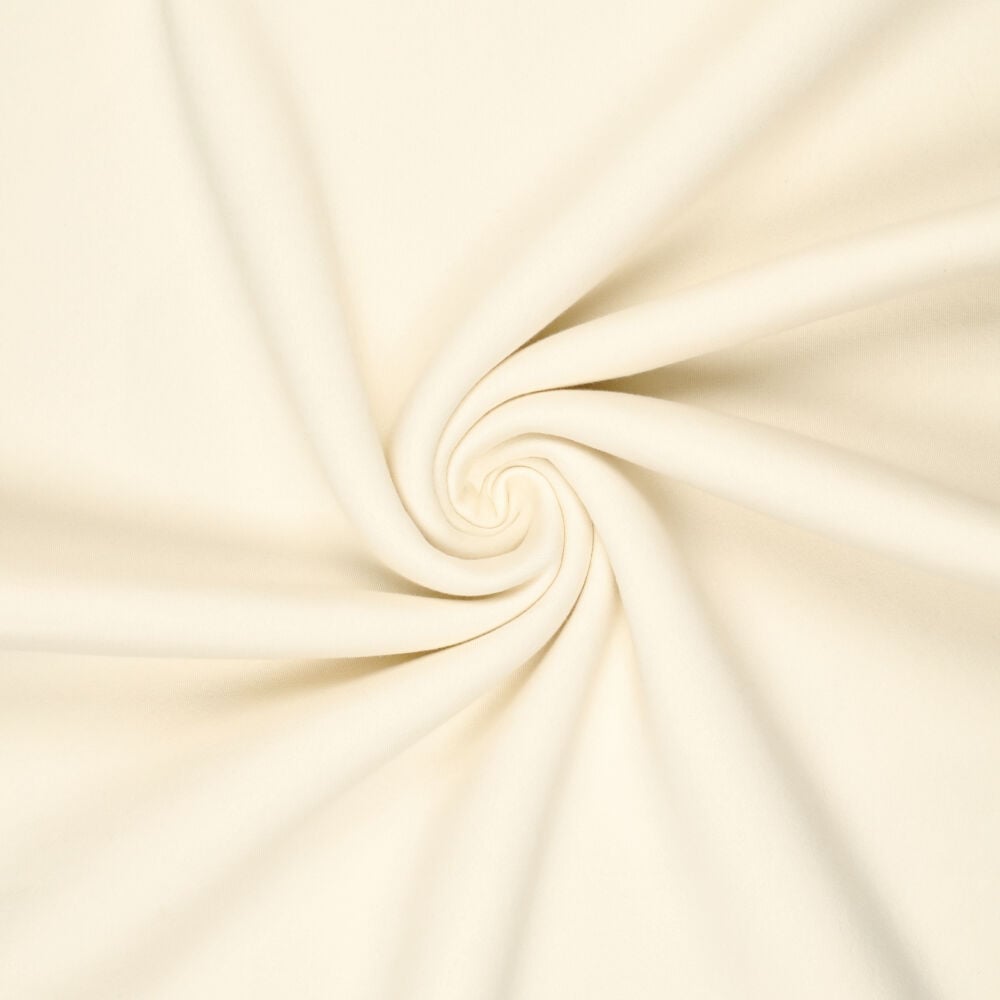 Urban Katoen Sweat Stof - Ecru