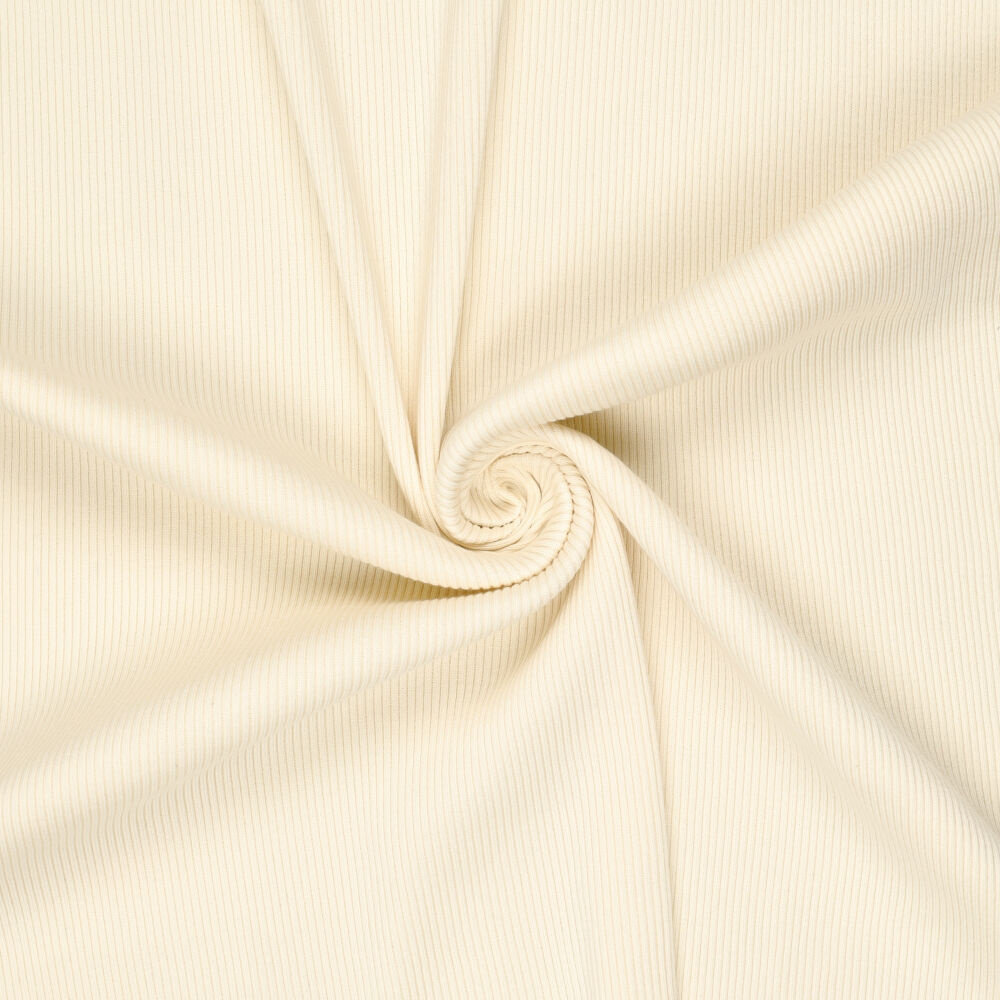 Urban Katoen Rib Cord Boordstof - Ecru