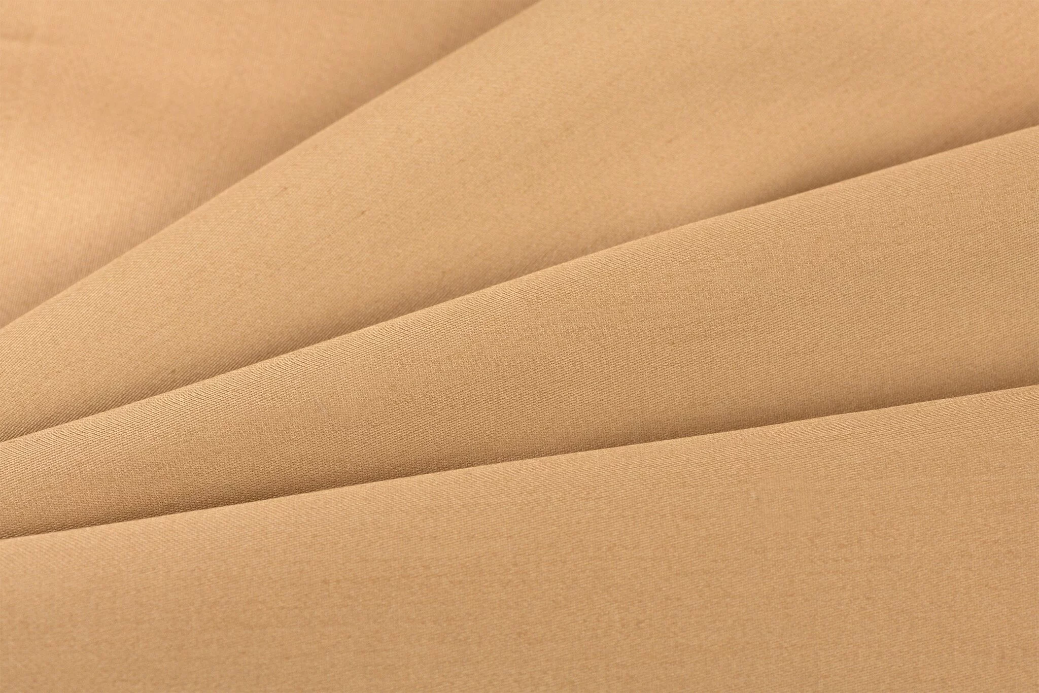 Katoen Satijn Stof Kaneelbruin