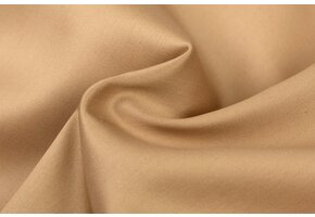 Katoen Satijn Stof Kaneelbruin