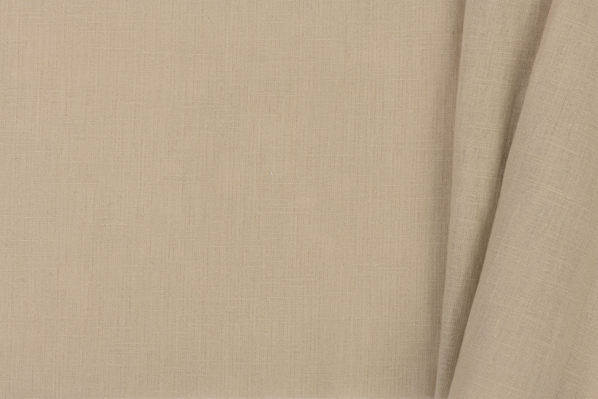 Gewassen Linnen Stof Donker Beige