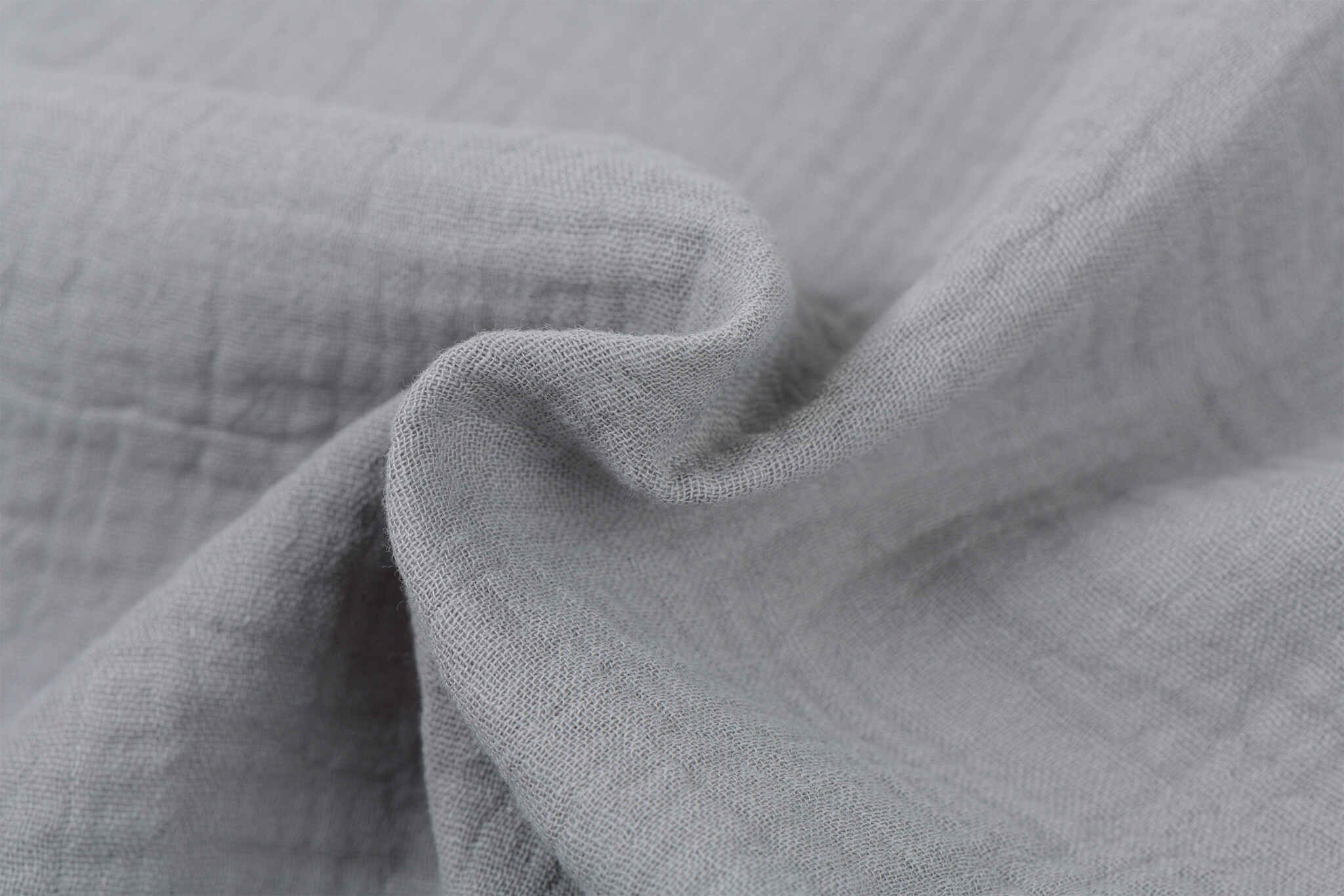 Hydrofiel Stof Lichtgrijs – Zacht, Ademend en Duurzaam