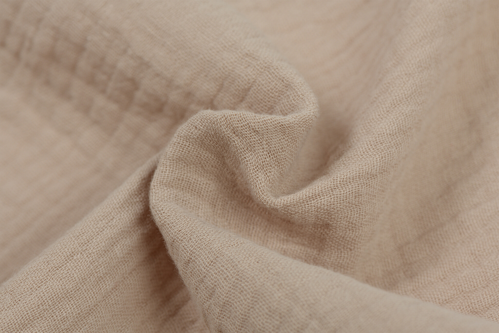 Hydrofiel Katoen Stof 280 cm Breed - Licht Beige