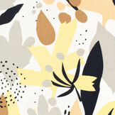 Geweven Viscose Linnen Stof Bedrukt Bloemen