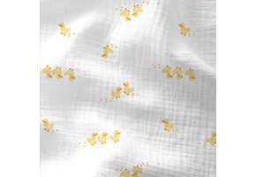 Hydrofiel Katoen Stof Schattige Eendjes