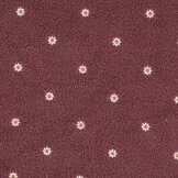 Teddy Stof Embroidery Bloemen Rozenhout