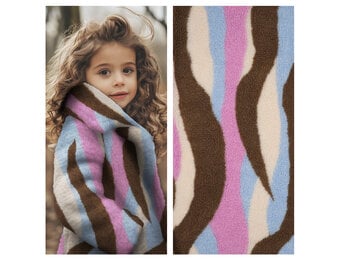 Teddy Stof Swirl Violet