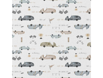 Katoen Poplin Stof - GOGOGO