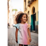 Katoen Voile Stof Digitale Print - Regenboog - Multicolor