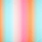 Katoen Voile Stof Digitale Print - Regenboog - Multicolor