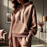 Urban Katoen Sweat Stof - Licht Oudroze