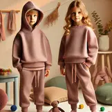 Urban Katoen Sweat Stof - Licht Oudroze