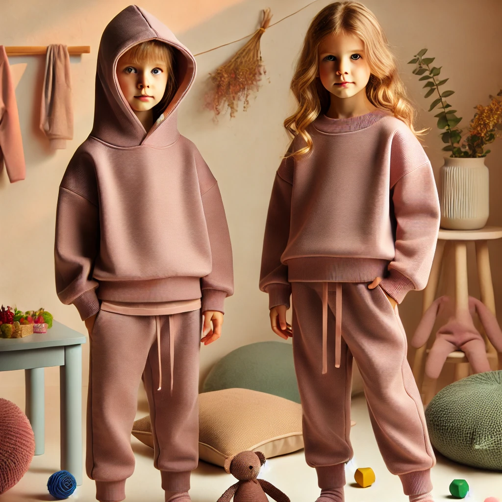 Urban Katoen Sweat Stof - Licht Oudroze