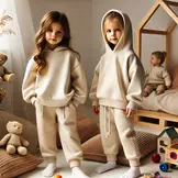 Urban Katoen Sweat Stof - Ecru