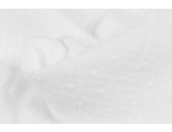 Hydrofiel Stof Dobby - Wit