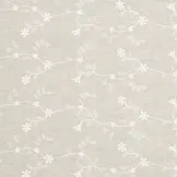 Katoen Embroidery Catchy Bloemenslinger Naturel