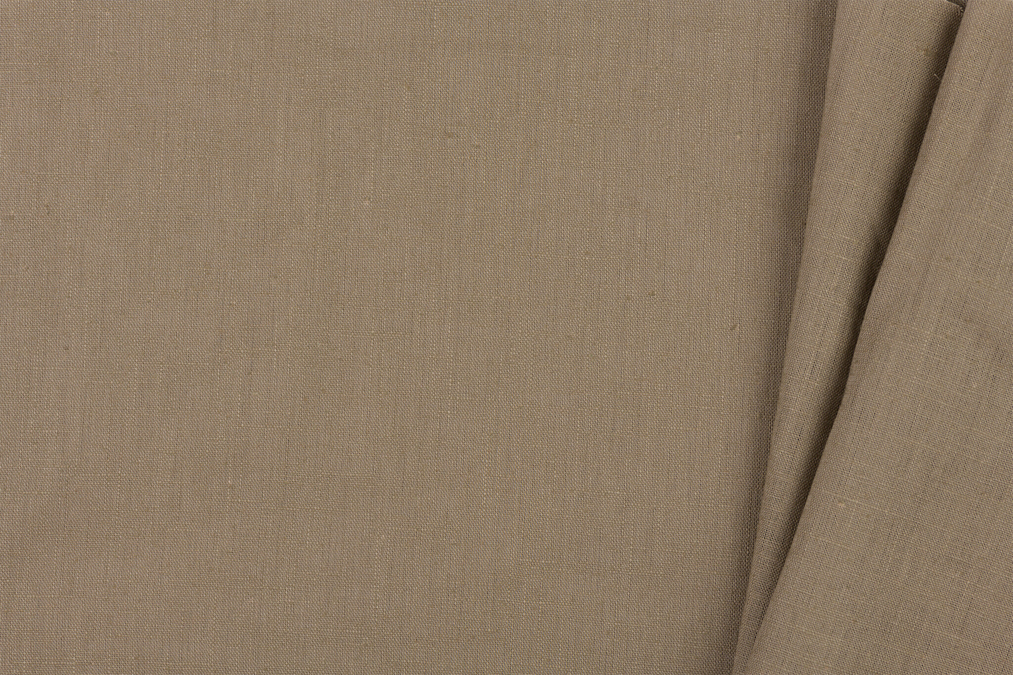 Gewassen Linnen Stof Taupe