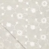 Katoen Embroidery Catchy Madelief Naturel