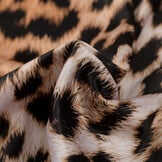 Zijde Jersey Stof - Digitaal Bedrukt Panterprint