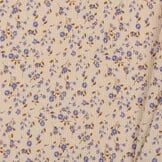 Rib Jersey Stof - Blauwe Minibloemen