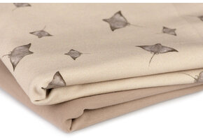 Jersey Katoen Digitale Print - Pijlstaartrog