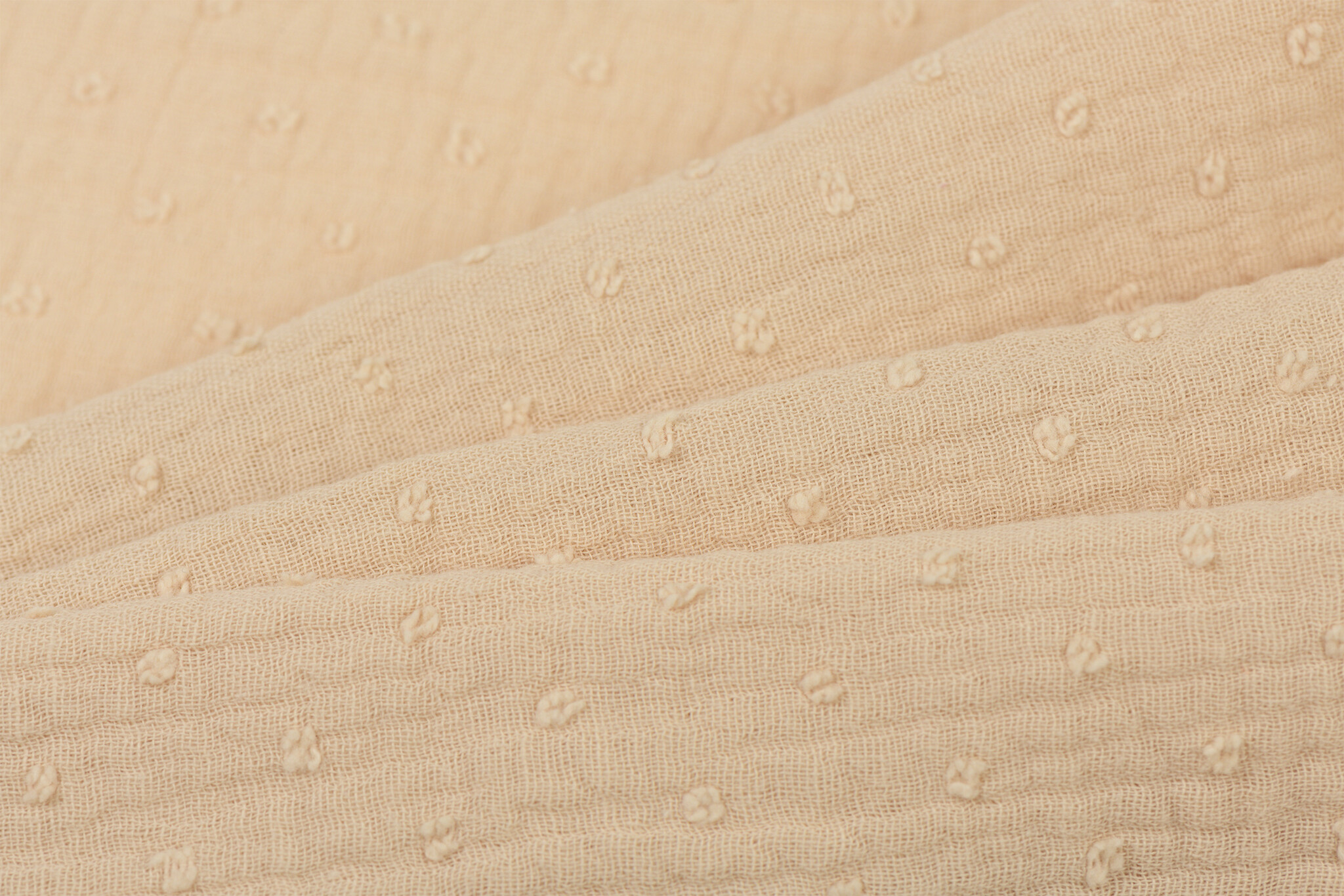 Hydrofiel Stof Dobby - Licht Beige