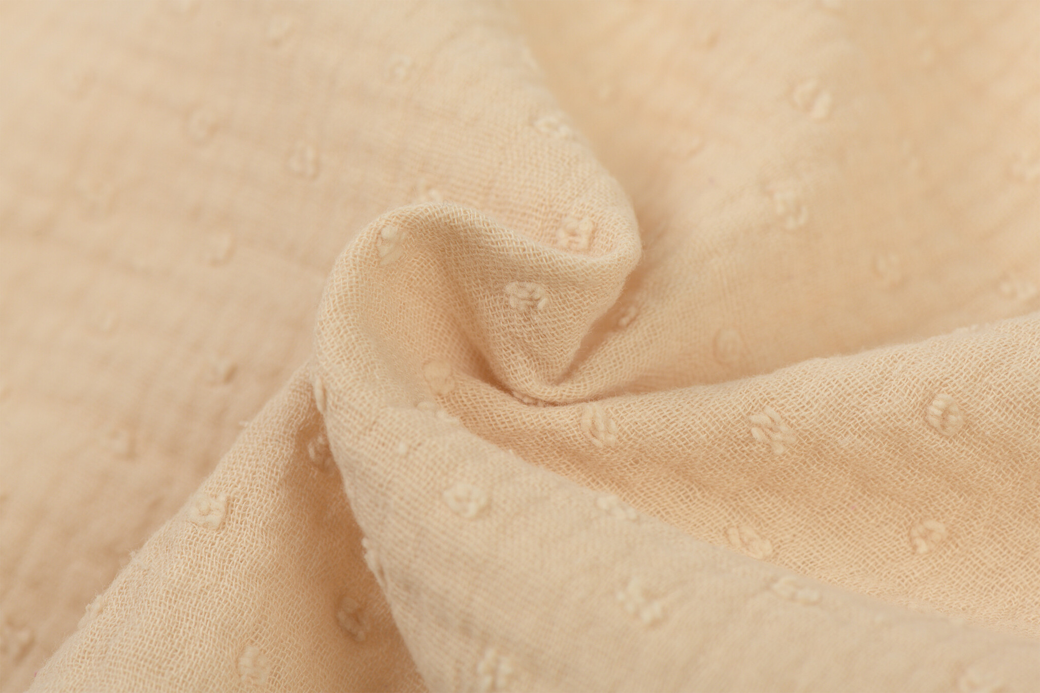 Hydrofiel Stof Dobby - Licht Beige