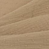 Hydrofiel Stof Dobby - Camel Beige