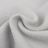 Fleece Katoen Stof (Sherpa) Zilver Grijs