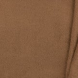 Fleece Katoen Stof (Sherpa) Dusty Bruin