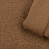 Fleece Katoen Stof (Sherpa) Dusty Bruin