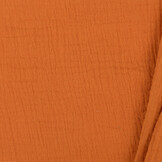 Hydrofiel Stof Dusty Oranje – Zacht, Ademend en Duurzaam