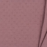 Hydrofiel Stof Dobby - Mauve