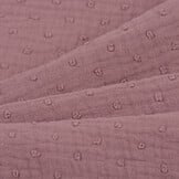 Hydrofiel Stof Dobby - Mauve