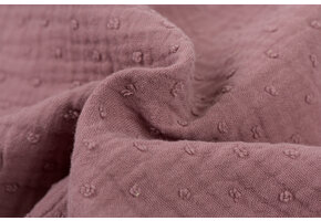 Hydrofiel Stof Dobby - Mauve