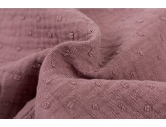 Hydrofiel Stof Dobby - Mauve