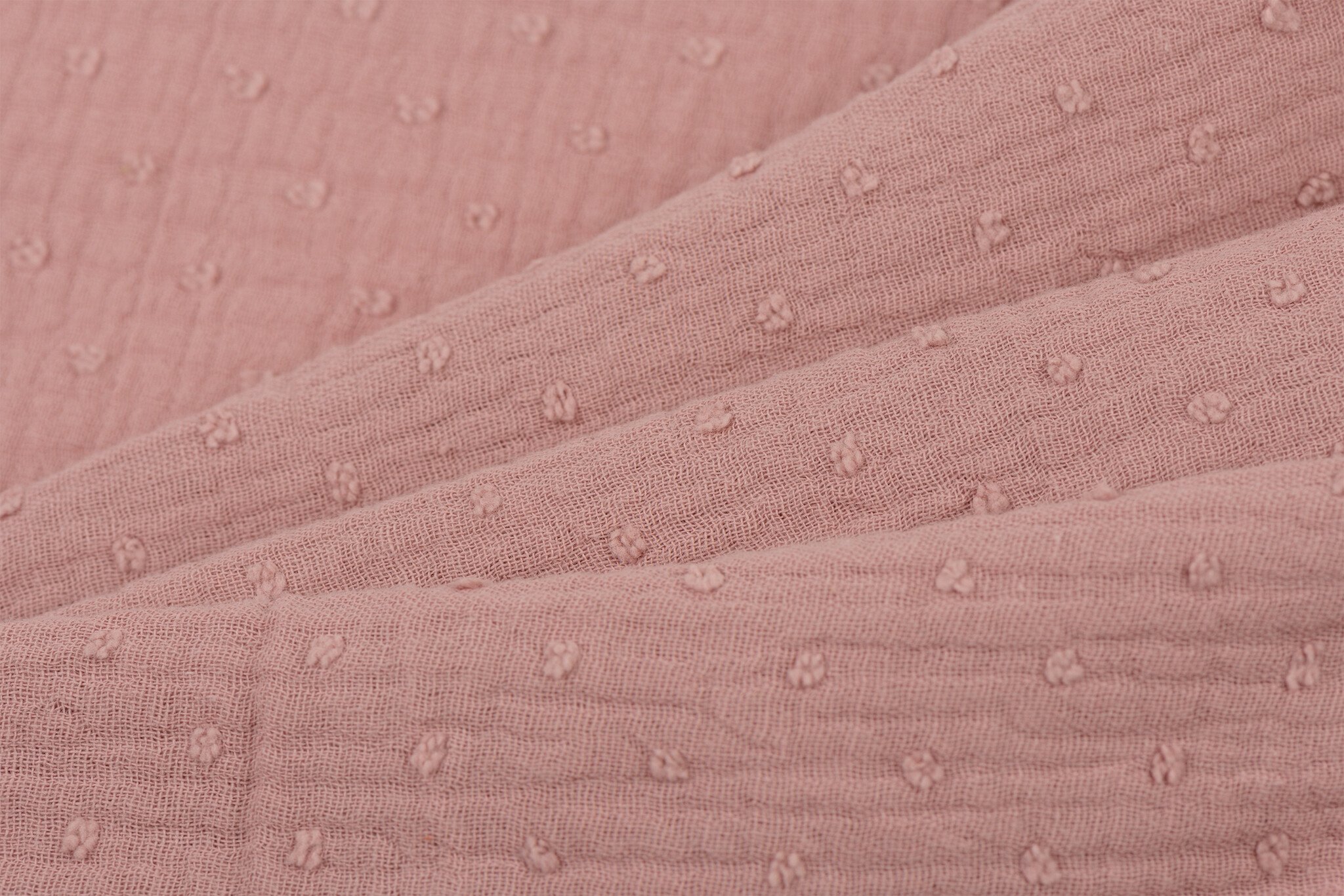 Hydrofiel Stof Dobby - Oud Roze