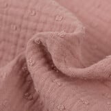 Hydrofiel Stof Dobby - Oud Roze