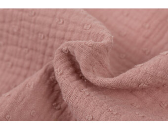 Hydrofiel Stof Dobby - Oud Roze