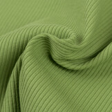 Rib Jersey Stof Appel Groen