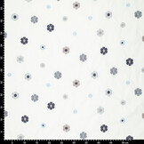 Katoen Poplin Multi Embroidery - Jeans