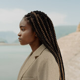 Gewassen Gentle Linnen Stof - Naturel