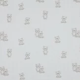 Organic Hydrofiel Katoen Stof - Baby Beertjes - Offwhite