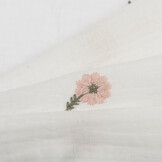 Double Gauze Katoen Stof Multi Embroidery Bloemen