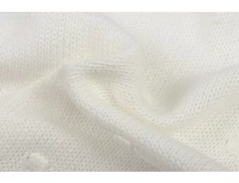 Dot Big Knit Stof - Ecru