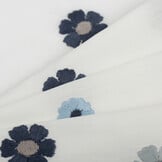 Katoen Poplin Multi Embroidery - Jeans