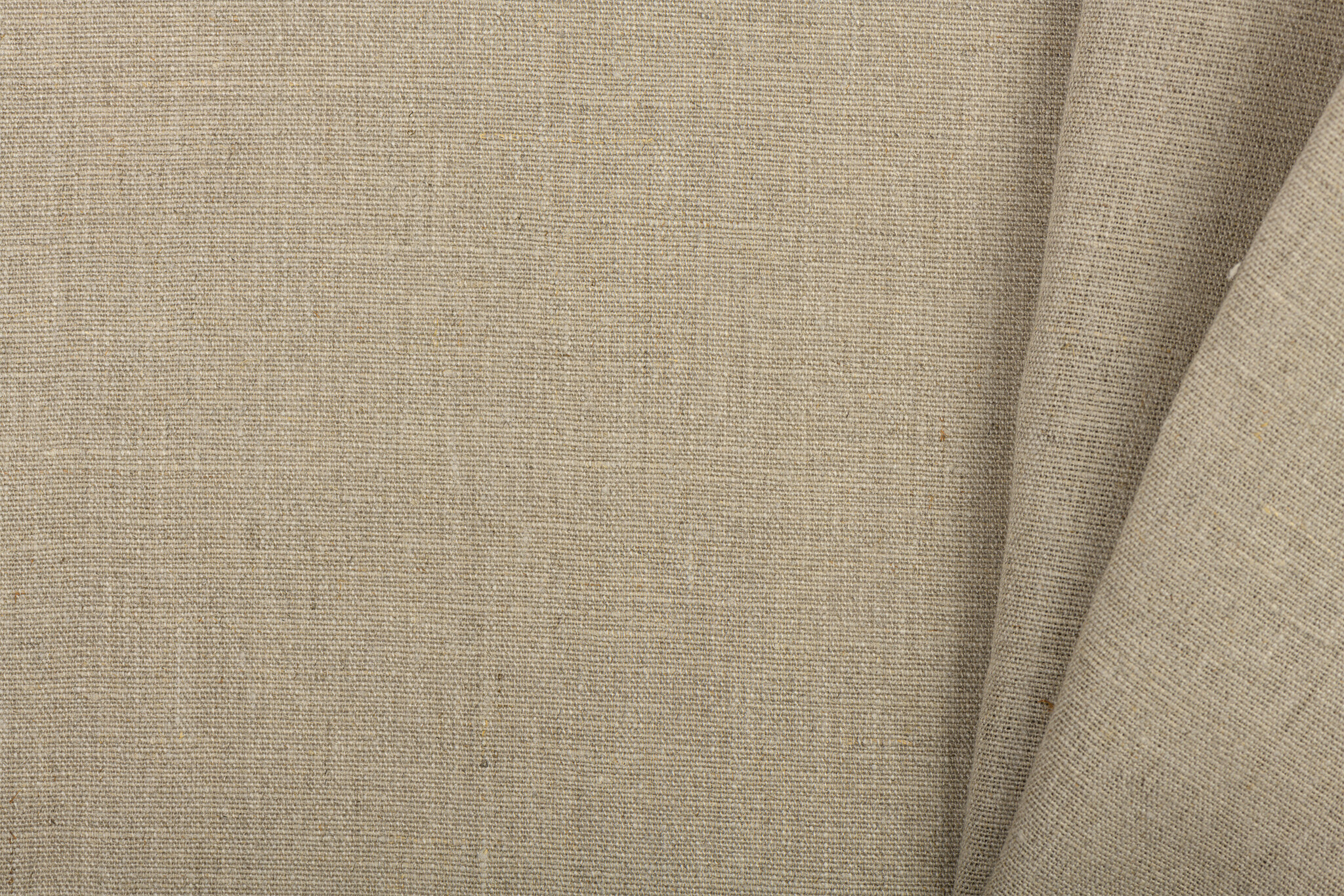 Linnen Stof European Flax – 280 g/m² – Donker Naturel