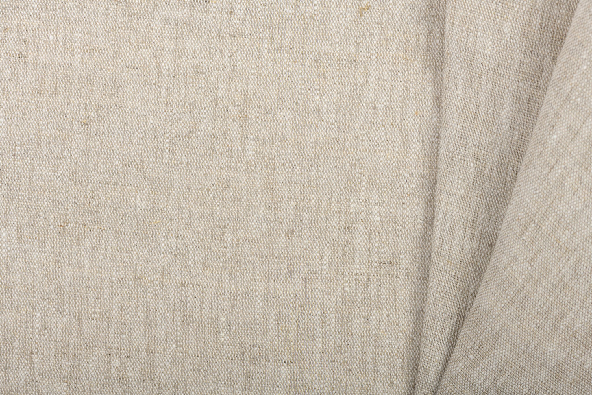 Linnen Stof European Flax – 280 g/m² – Naturel - Off-White